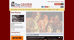 Desktop Screenshot of centerforperformingarts.org